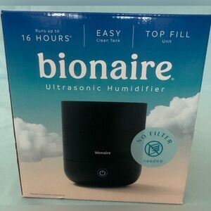 Bionaire 0.36gal Antimicrobial Top Fill
Ultrasonic Cool Mist Humidifier